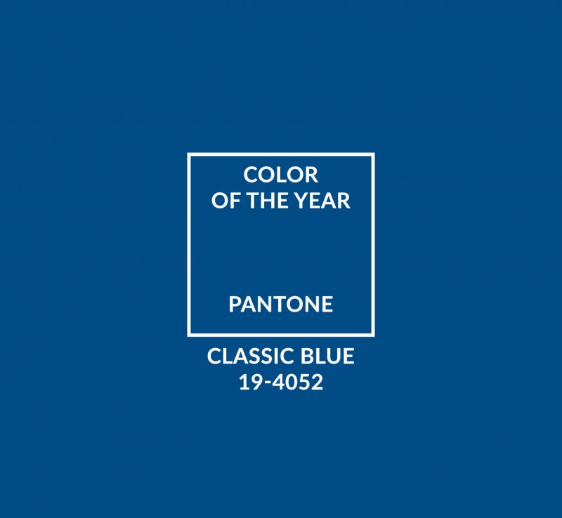 Niebieski kolorem roku Pantone. Zatrzymaj się